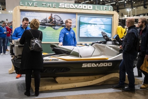 芬兰赫尔辛基游艇展览会展会现场图片