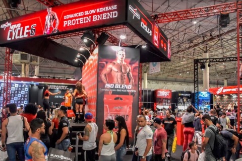 巴西圣保罗健身及体育用品展览会展会现场图片