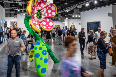 巴塞尔美国迈阿密海滩艺术展展会现场图片