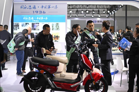 天津北方自行车电动车展览会展会现场图片