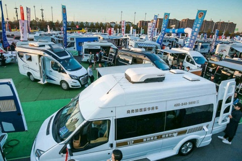 上海国际房车展览会展会现场图片