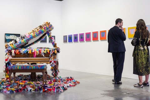 巴塞尔美国迈阿密海滩艺术展展会现场图片