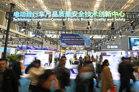 天津北方自行车电动车展览会展会现场图片