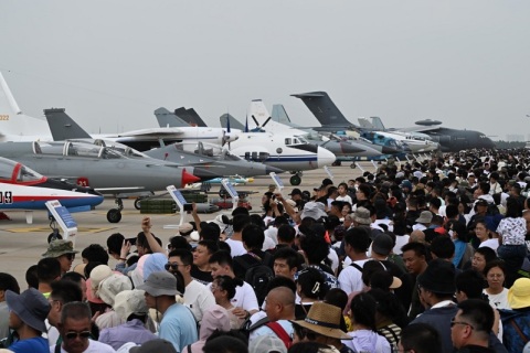 长春航空展展会现场图片