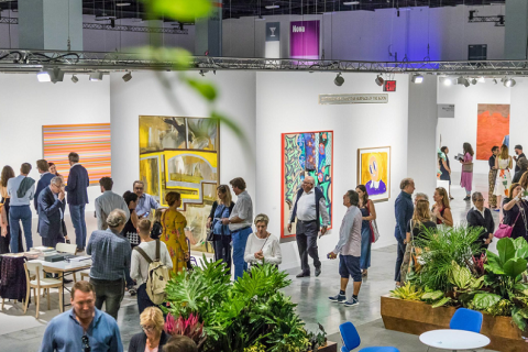 巴塞尔美国迈阿密海滩艺术展展会现场图片