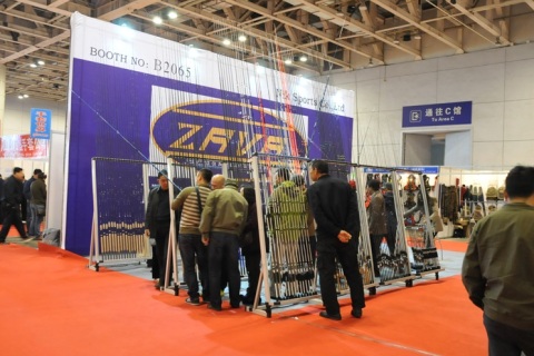 威海钓鱼用品、钓具、渔具展览会展会现场图片