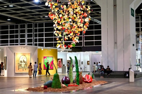 香港巴塞尔艺术展展会现场图片