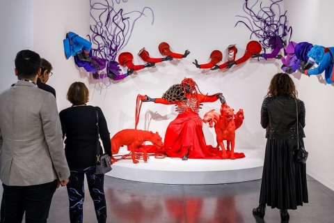 香港巴塞尔艺术展展会现场图片