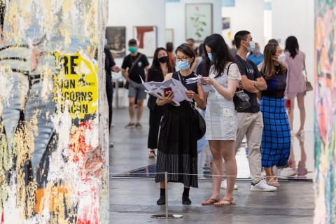 香港巴塞尔艺术展展会现场图片