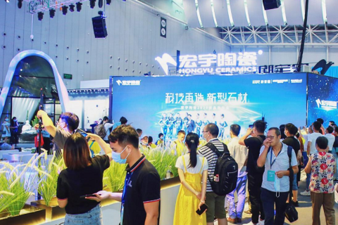 佛山潭洲陶瓷展展会现场图片