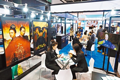 香港影视展览会展会现场图片