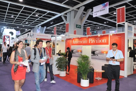 香港影视展览会展会现场图片