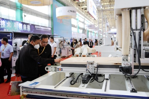 中国顺德（伦教）国际木工机械暨家具原辅材料博览会展会现场图片