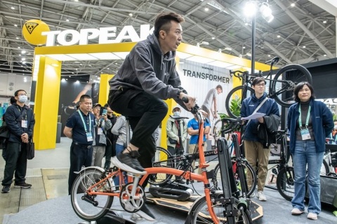 台湾台北自行车展览会展会现场图片