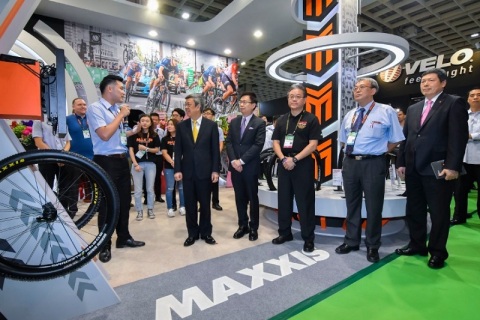 台湾台北自行车展览会展会现场图片