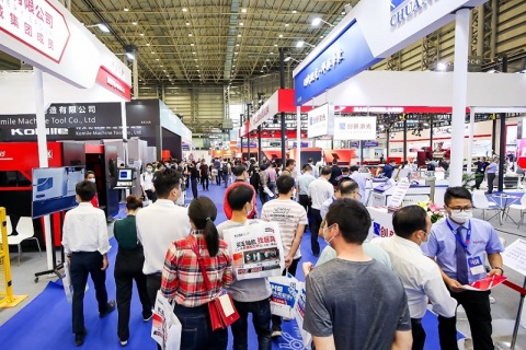 青岛国际机床展展会现场图片