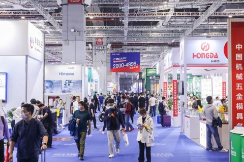 青岛国际机床展展会现场图片