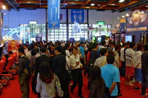 台湾游戏展览会展会现场图片