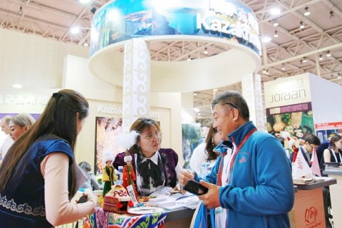 中国北京出境旅游交易会展会现场图片