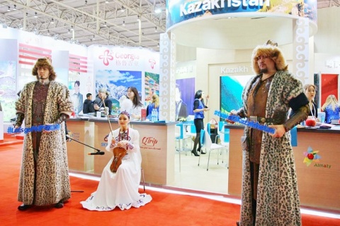 中国北京出境旅游交易会展会现场图片