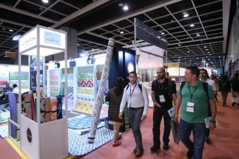 香港家用纺织品展览会展会现场图片