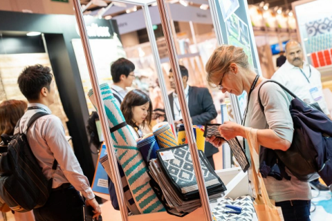 香港家用纺织品展览会展会现场图片