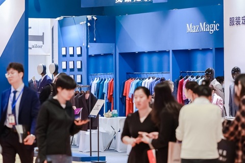 深圳服装定制展展会现场图片