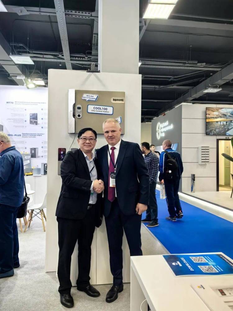 海浦蒙特展会回顾丨2025年俄罗斯国际电梯展圆满收官，海浦蒙特坚持以全球协同、开放共享的合作理念，共谋全球发展