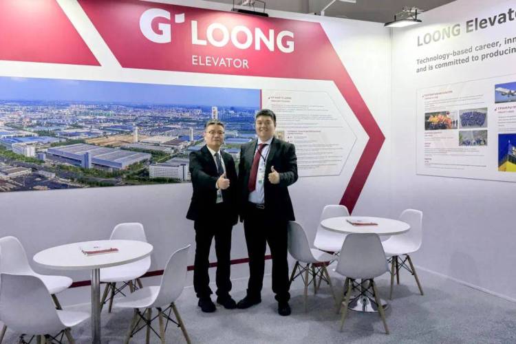 巨龙电梯亮相2025年俄罗斯国际电梯展