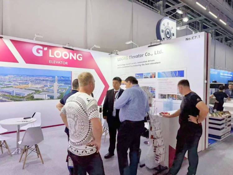 巨龙电梯亮相2025年俄罗斯国际电梯展
