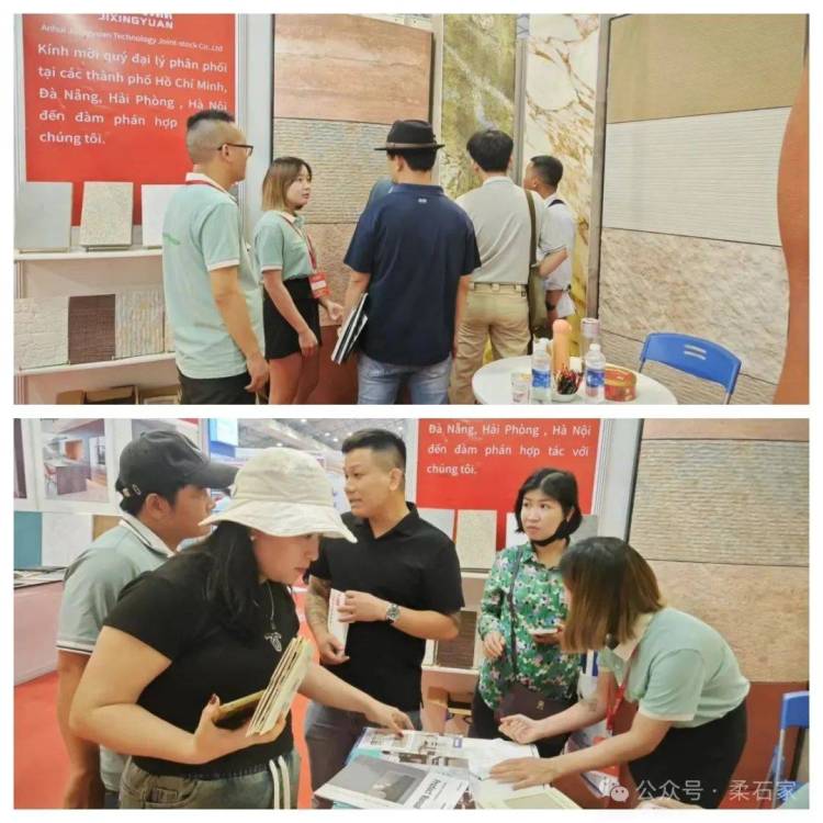 【越南展直击 Day 2】柔石家闪耀2025年胡志明建材展，智造实力引关注，诚邀您共鉴未来！