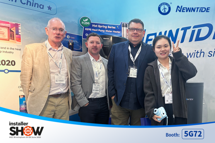 纽恩泰闪耀英国2025 Installer SHOW，绿色热泵解决方案备受瞩目！