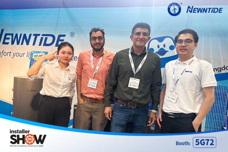 纽恩泰闪耀英国2025 Installer SHOW，绿色热泵解决方案备受瞩目！