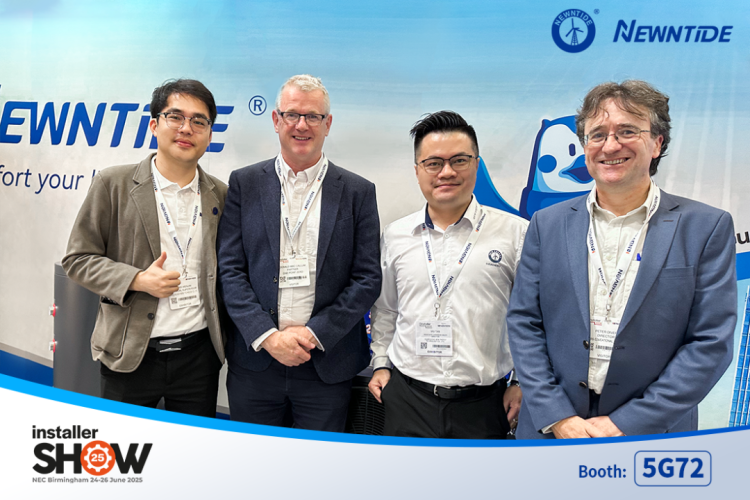 纽恩泰闪耀英国2025 Installer SHOW，绿色热泵解决方案备受瞩目！