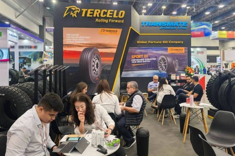 雄鹰轮胎闪耀2025巴拿马汽配展，深化全球市场布局