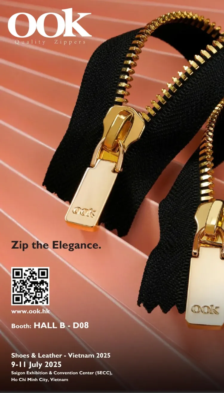 越南鞋展Shoes & Leather - Vietnam 2025启幕在即，丰恒拉链OOK Zippers邀您同行