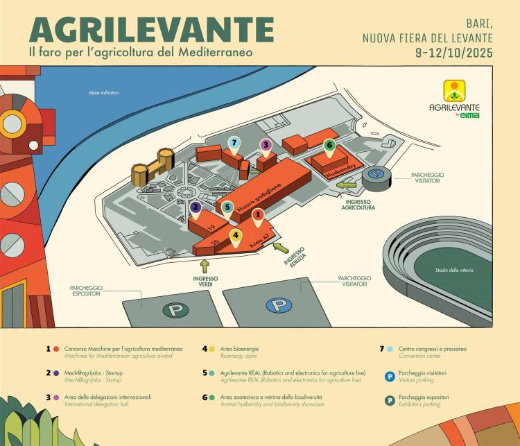 意大利巴里国际农业机械设备展Agrilevante 2025信息