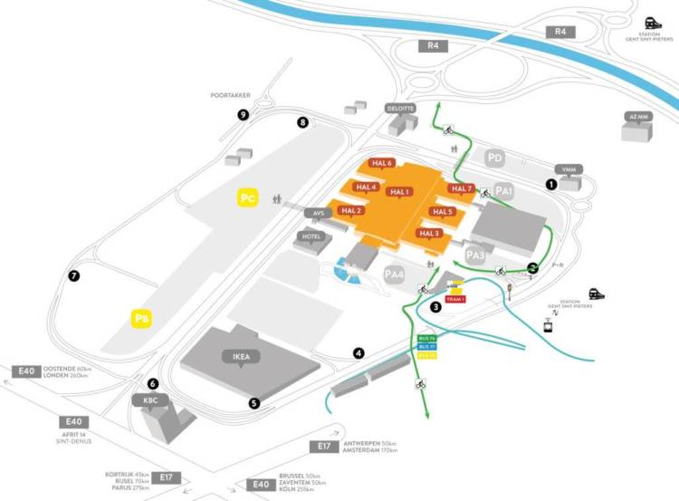 如何便捷到达根特国际酒店及餐饮设备展览会现场 - Horeca Expo
