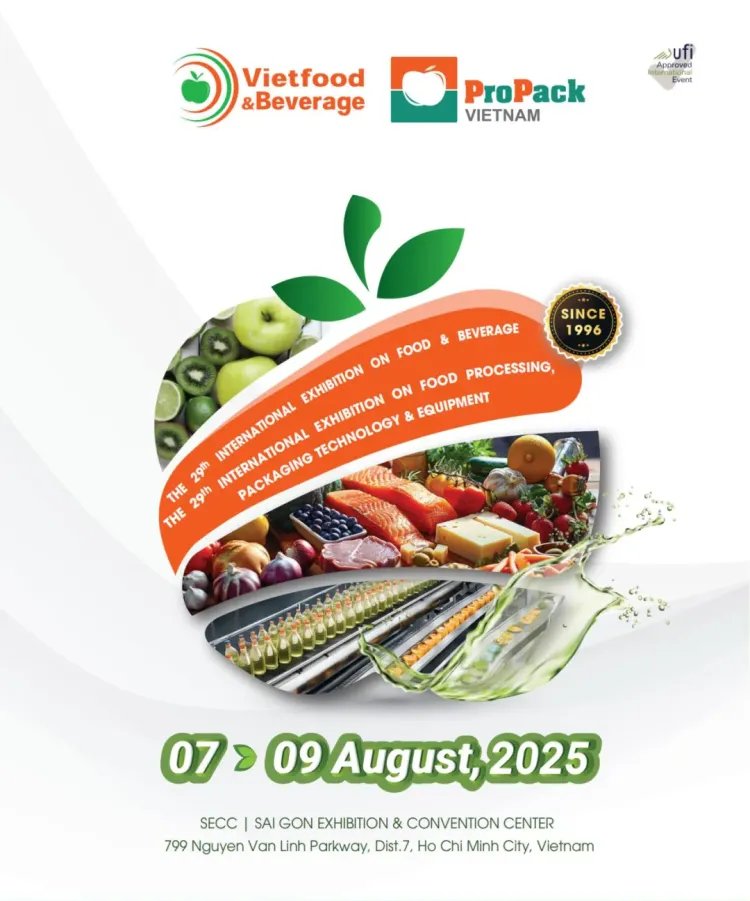 国际展讯 | 2025年第29届越南国际食品饮料包装展览会镭德杰邀您共赴！