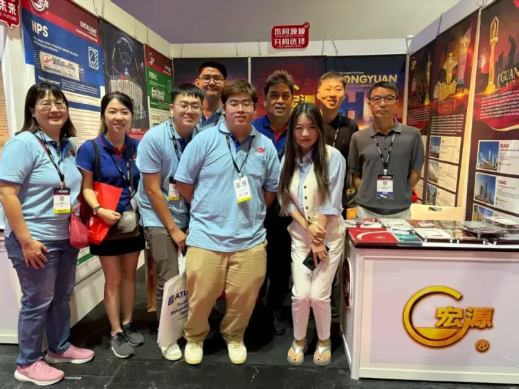 宏源防水亮相2025年马来西亚吉隆坡国际建筑及室内装饰设计（二期）展览会