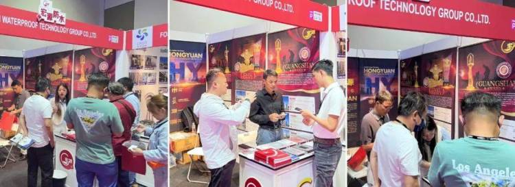 宏源防水亮相2025年马来西亚吉隆坡国际建筑及室内装饰设计（二期）展览会