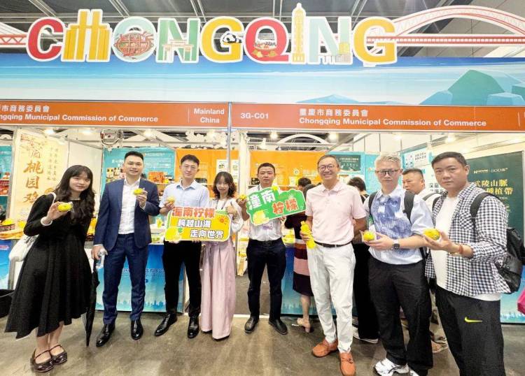 “潼南绿”二进香港丨潼南柠檬参加2025年香港美食博览会 潼越山海拓展国际市场
