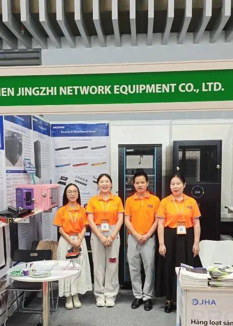 越南遇见你 | 深圳市精致网络设备JNZHIAR亮相2025年胡志明，共探安防弱电新机遇