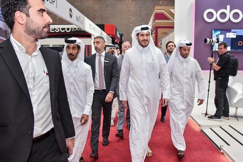 卡塔尔多哈五大行业展展会现场图片