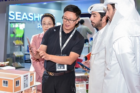 卡塔尔多哈五大行业展展会现场图片