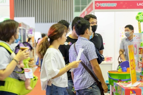 越南河内孕婴童、玩具展览会展会现场图片