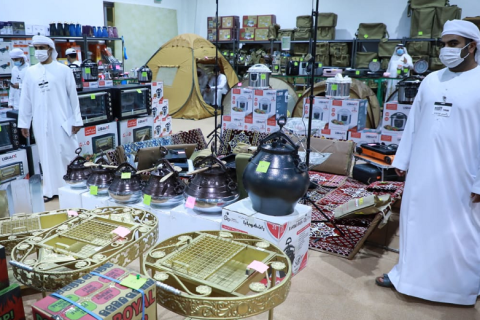 中东阿联酋沙迦户外露营、狩猎展览会展会现场图片