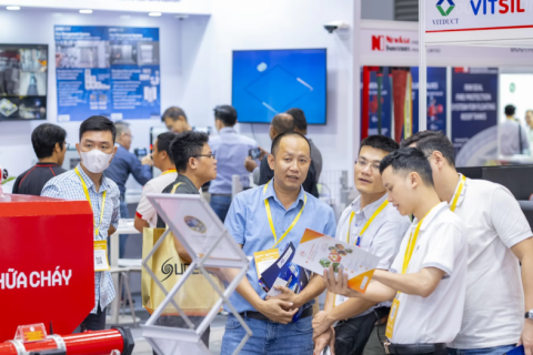 越南智慧城市与建筑展览会展会现场图片