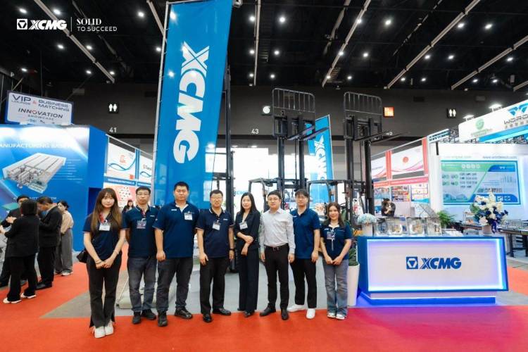 2025年泰国物流展启幕，徐工叉车展位人气“爆棚”