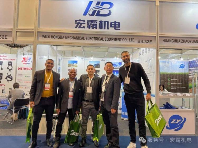 宏霸机电闪耀巴西 Intersolar 2025，携硬核科技出海追光，剑指全球清洁能源市场
